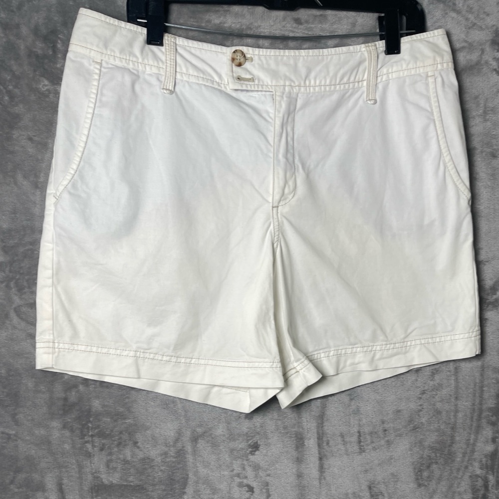 Women's White Casual Shorts